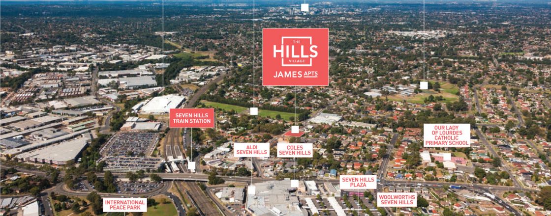 The Hills Village - James Apartments - Location