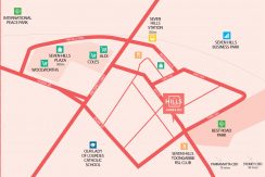 The Hills Village - James Apartments - Map